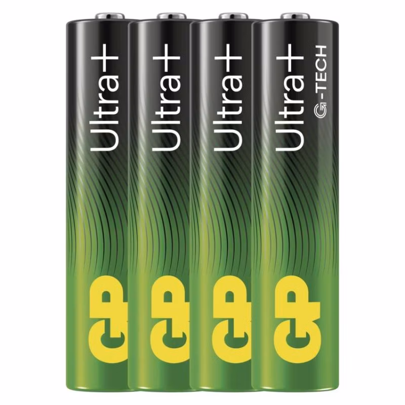 Alkalická batéria GP Ultra Plus LR03 (AAA) 4 ks