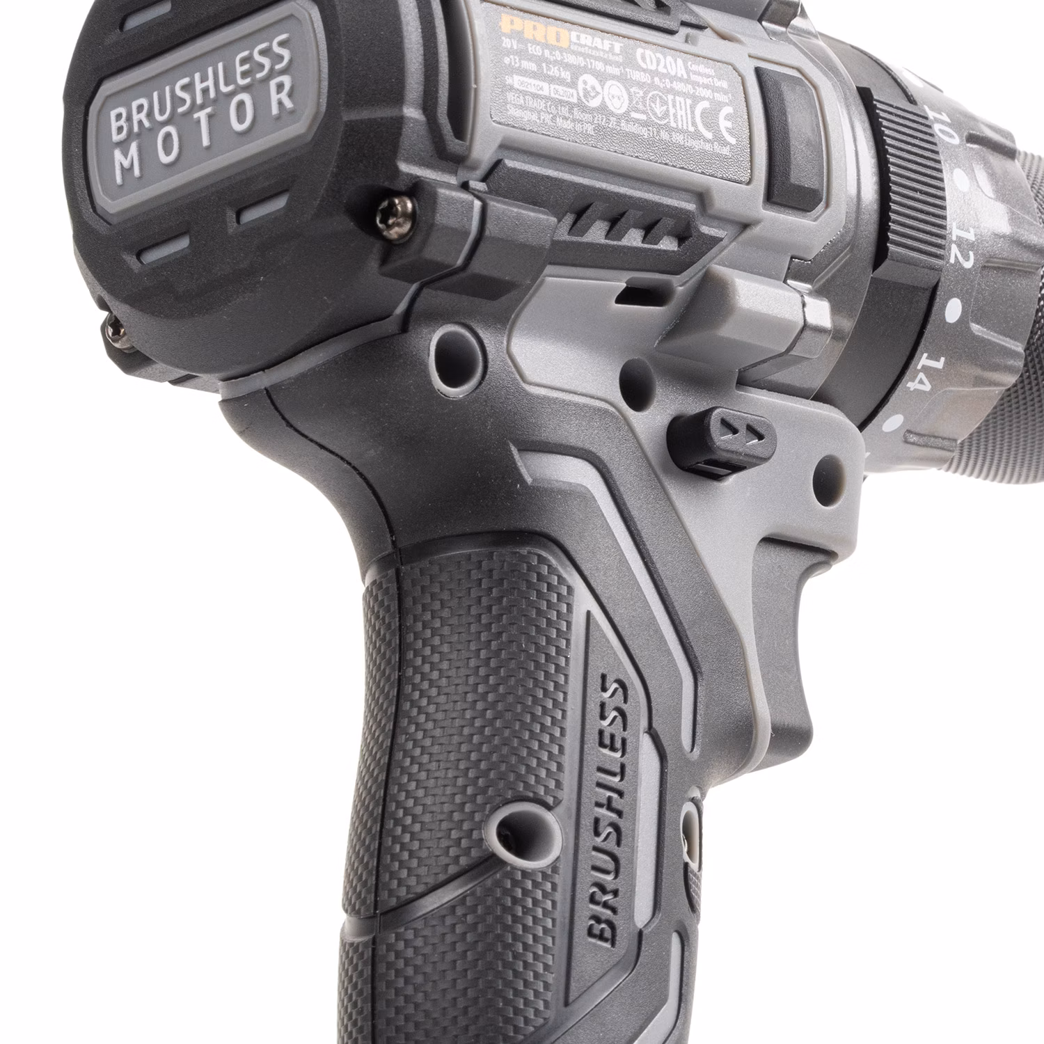 Akumulátorový vŕtací skrutkovač Procraft Industrial CD20A | CD20A-1b-c