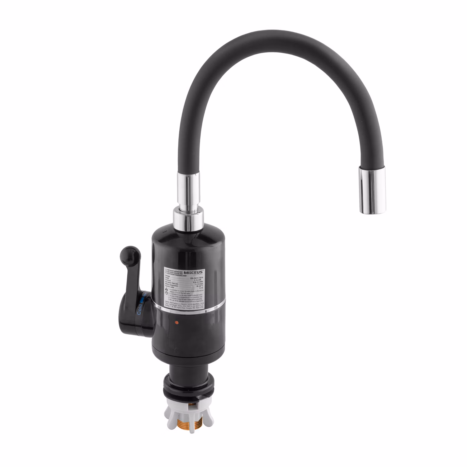 Batéria s elektrickým ohrevom vody a flexibilným výtokom ELW06-EF-2BLACK | ELW06-EF-2BLACK