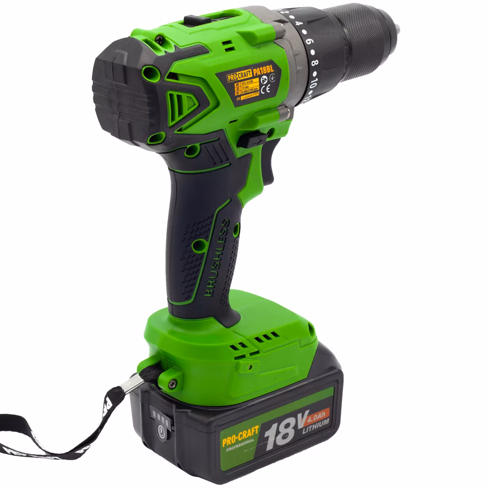 Akumulátorový vŕtací skrutkovač Procraft PA18BL | PA18BL