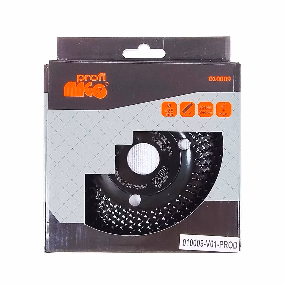 Magg Profi - Rotačná rašpľa 125x22,2mm - 3 mm stredne hrubá