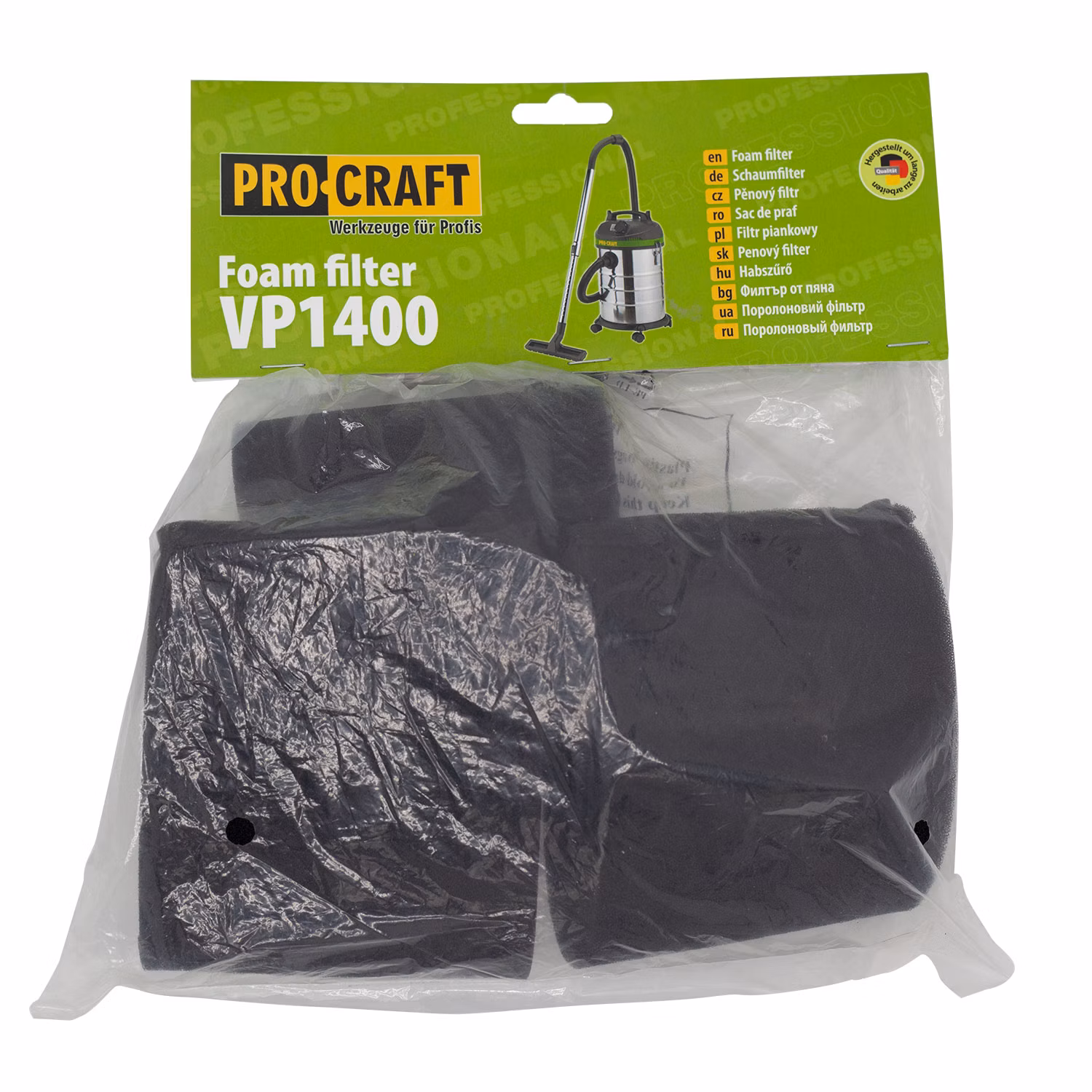 Penový filter pre priemyselný vysávač Procraft VP1400 | FPVP1400