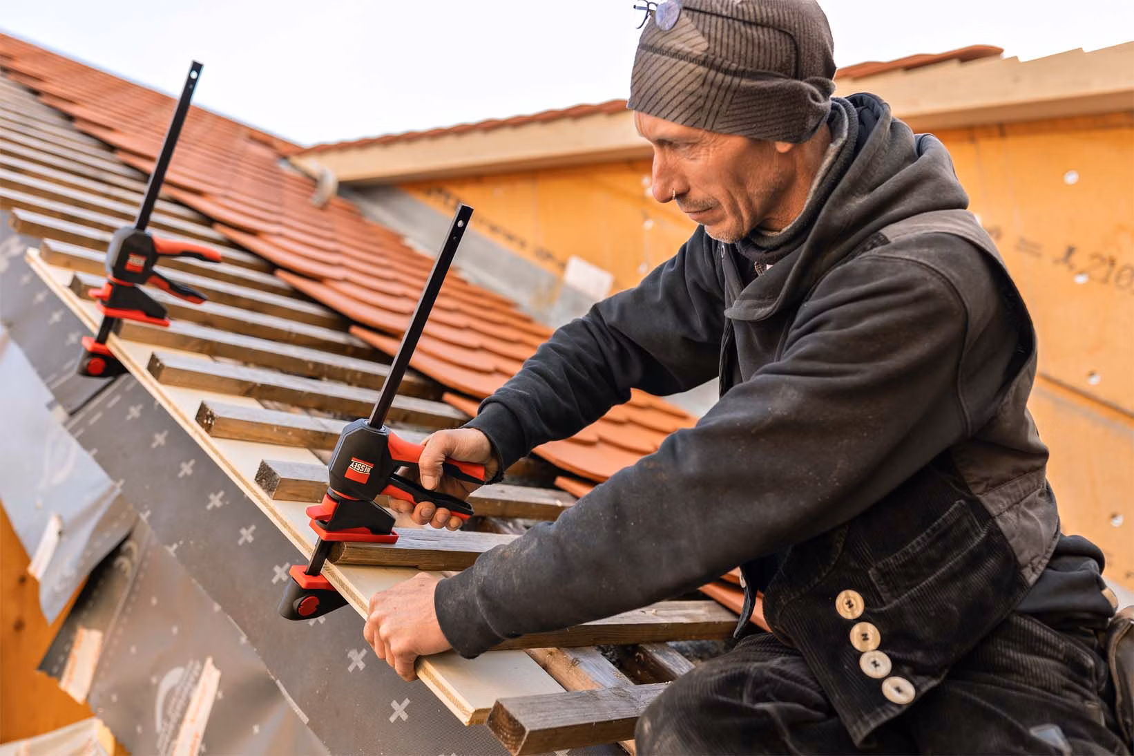 BESSEY - Jednoručná svorka s otočnou rukoväťou EZ360 450/80