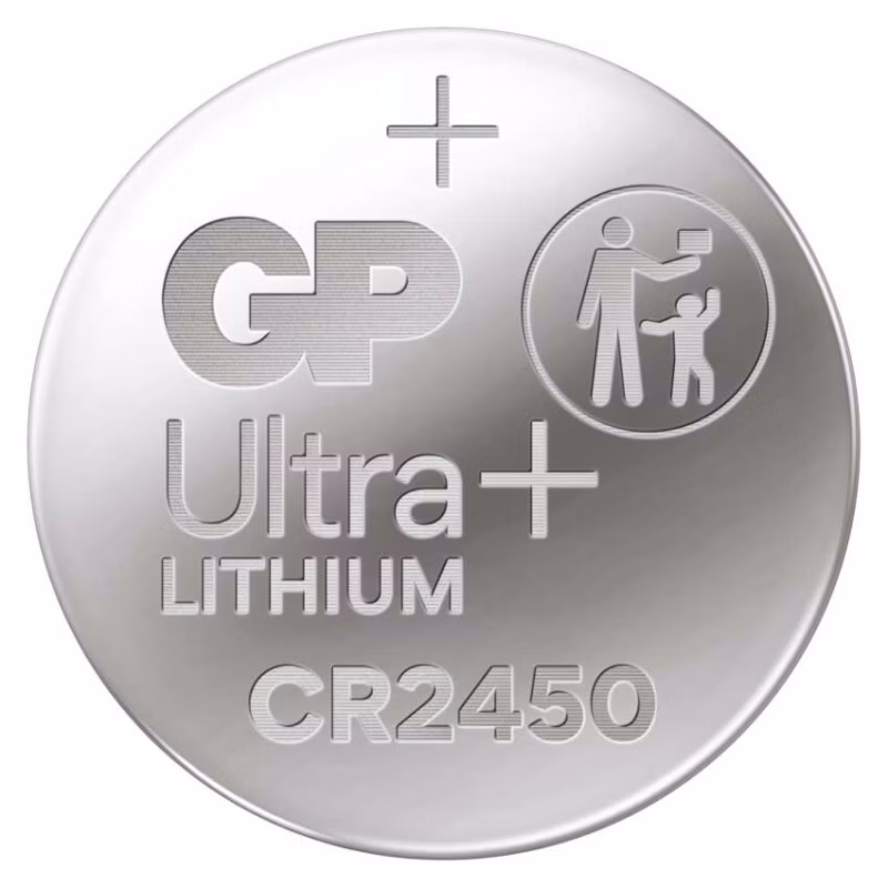 Lítiová gombíková batéria GP CR2450, 1 ks