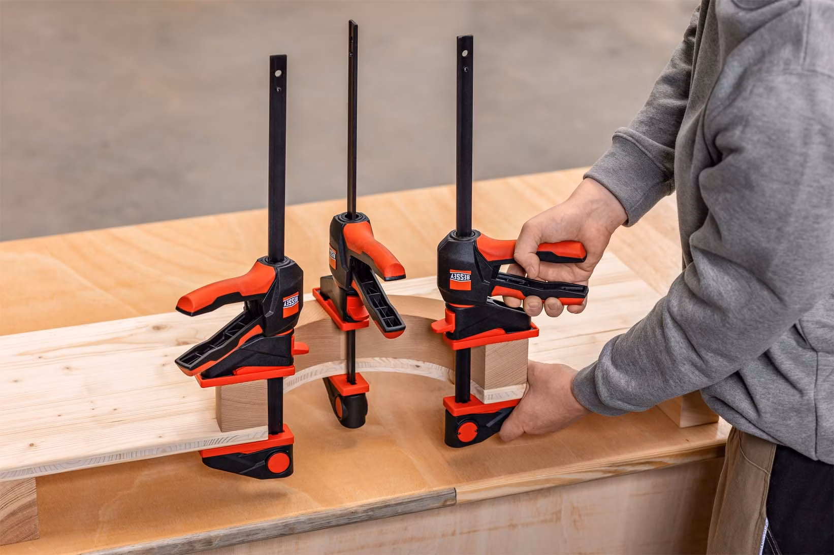 BESSEY - Jednoručná svorka s otočnou rukoväťou EZ360 450/80