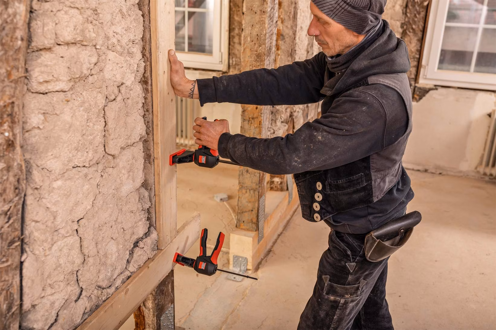 BESSEY - Jednoručná svorka s otočnou rukoväťou EZ360 450/80