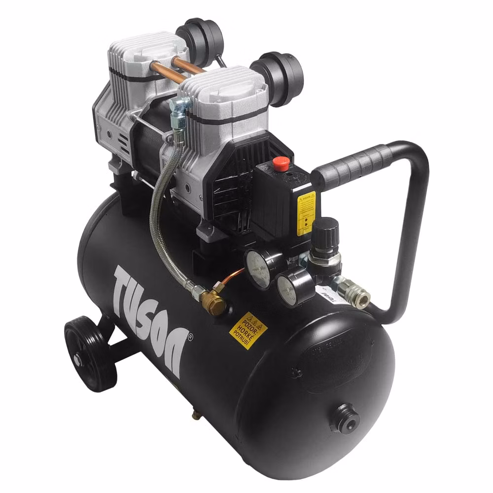 TUSON - Tichý bezolejový kompresor 1,5 kW, 2,0 HP, 24l