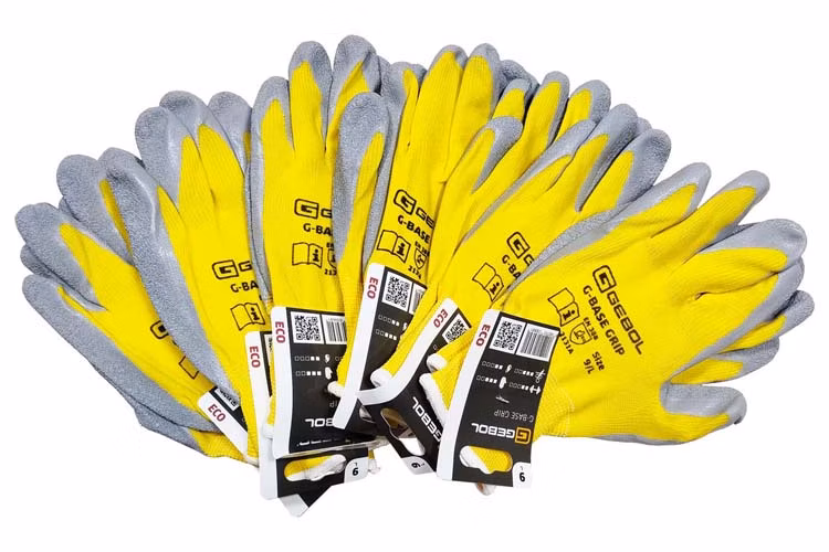 GEBOL - Pracovné rukavice pre montážnikov G-Base Grip veľkosť 9 - blister