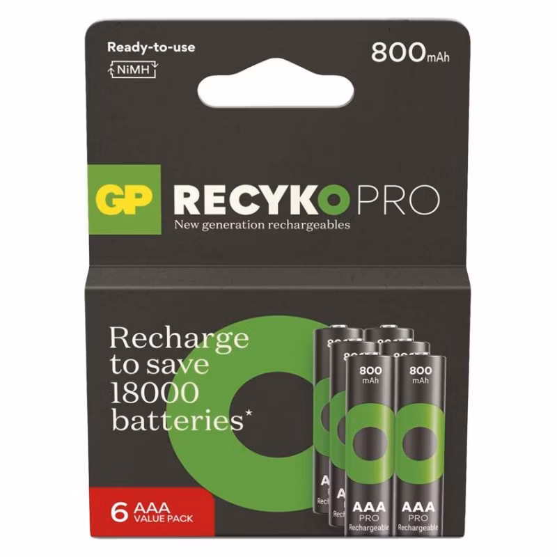 Nabíjacia batéria GP ReCyko Pro Professional (AAA) 6 ks