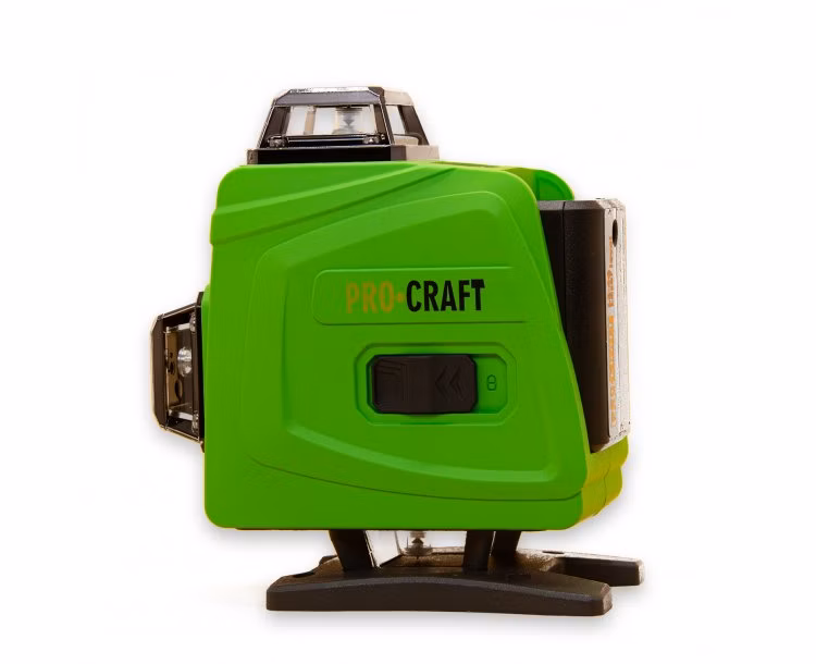 Procraft LE-4G Zelený čiarový laser, krížová samonivelačná rovina | LE-4G