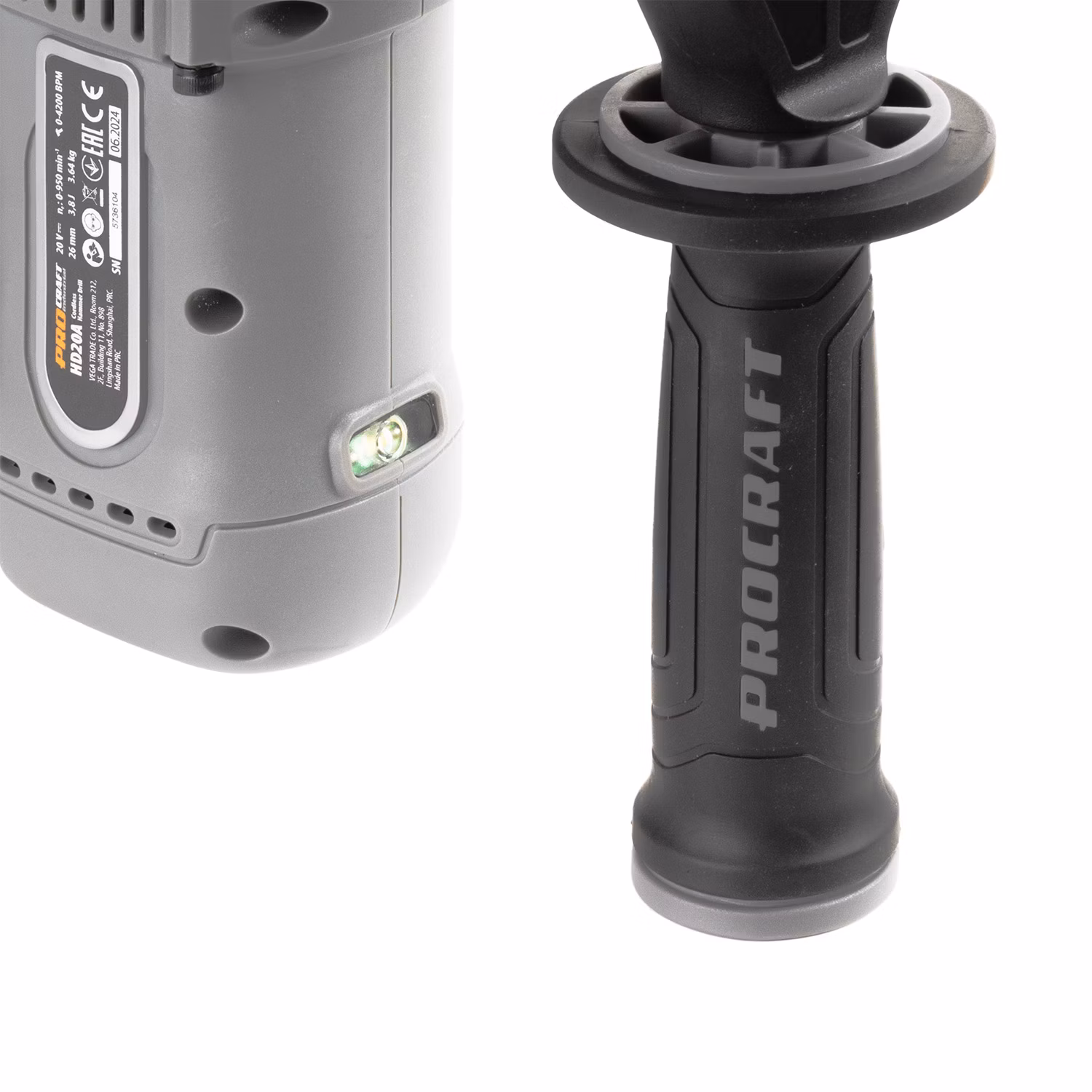 Akumulátorové vŕtacie kladivo Procraft Industrial HD20A | HD20A