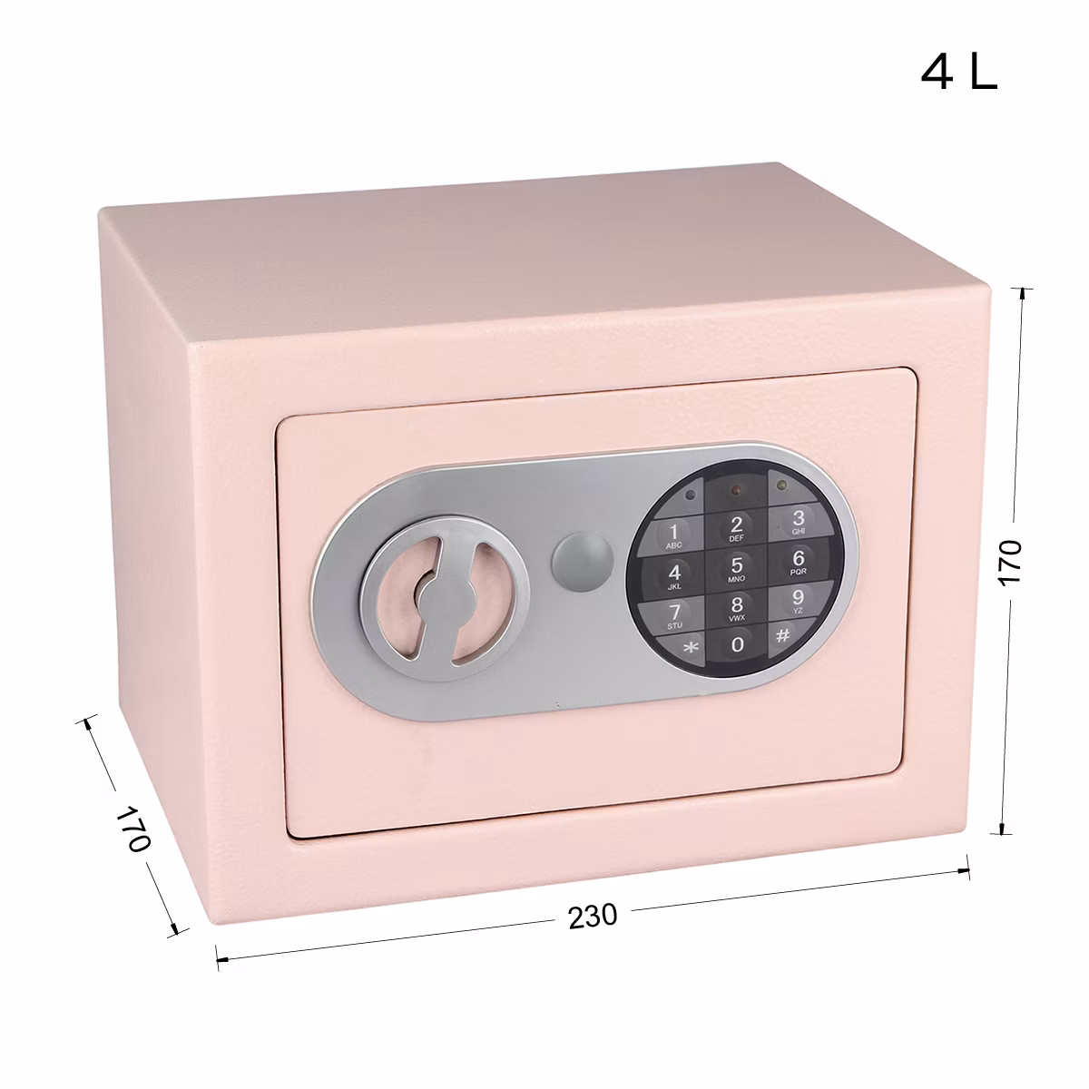 Ocelový sejf s elektronickým zámkem RICHTER RS.17.EDN.R