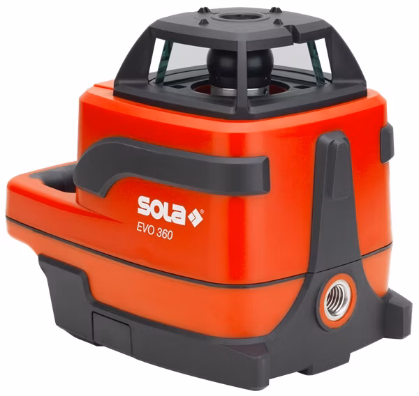 SOLA - EVO 360 PROFESSIONAL - Samonivelačný rotačný laser pre horizontálne a vertikálne použitie