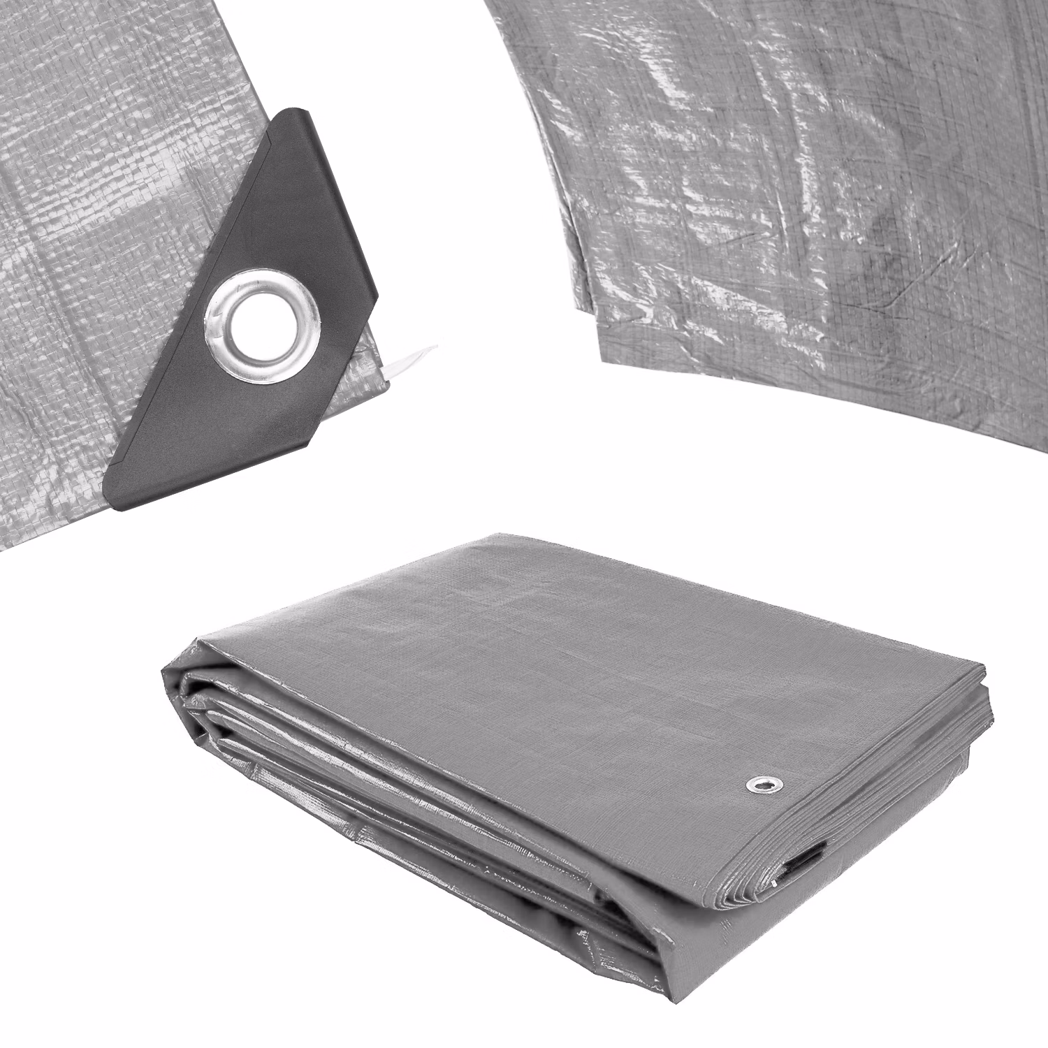 Procraft ST2x2 200g/m2 nepremokavá so sieťovinou 2x2 m strieborná | ST2x2