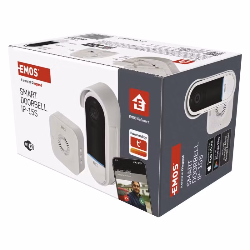 GoSmart Domový bezdrôtový batériový videozvonček IP-15S s WiFi