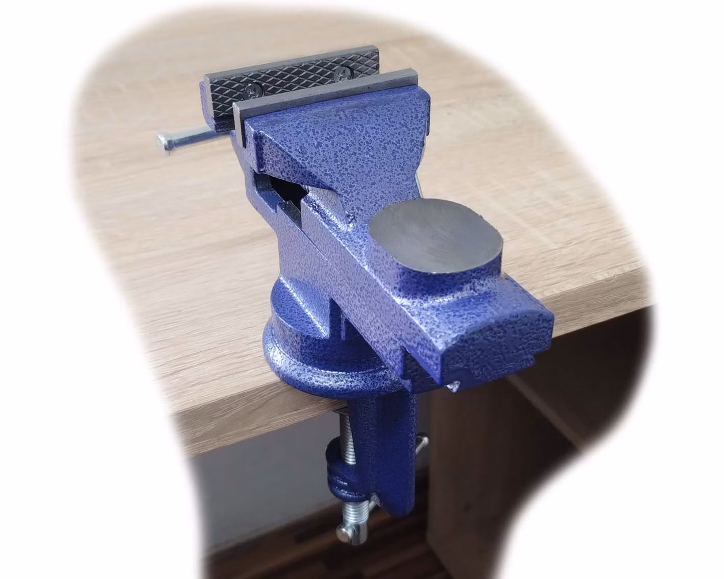 Mini zverák otočný 60 mm