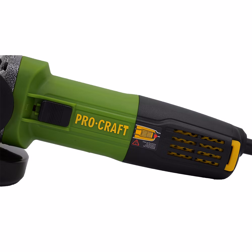Uhlová brúska Procraft PW1050 + 10x rezací kotúč CD125x1,0 , 2x lamelový kotúč | SPW1050