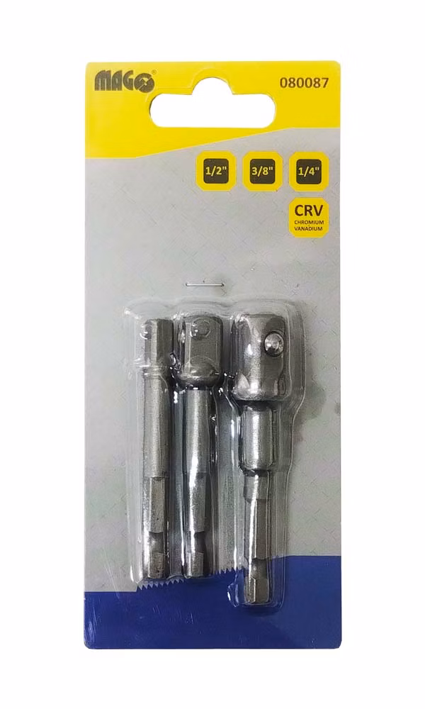 Sada adaptérov pre hlavice 1/4";3/8";1/2"