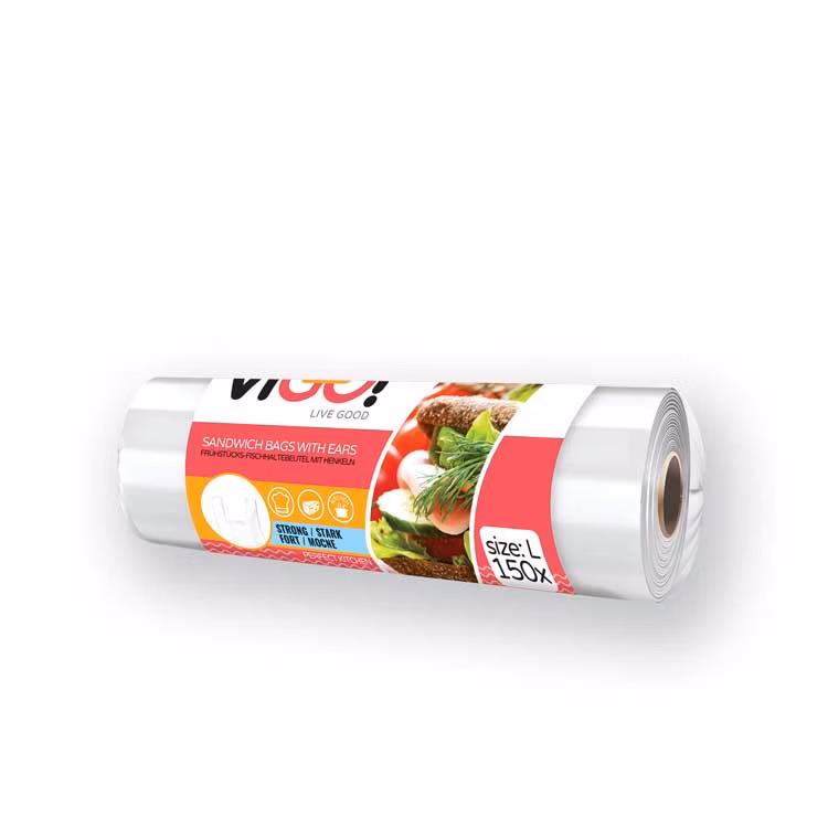 Vrecká mikroténové s ušami 10 + 32x21cm, 150ks
