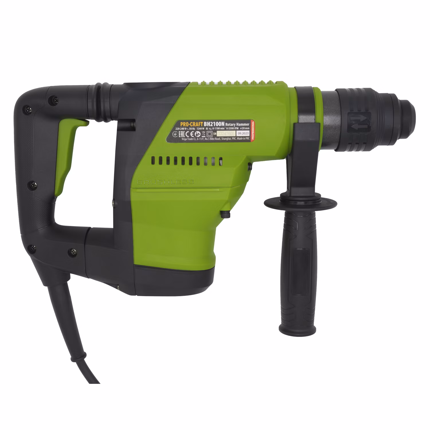 Procraft BH2100N kombinované vŕtacie a sekacie kladivo | BH2100N