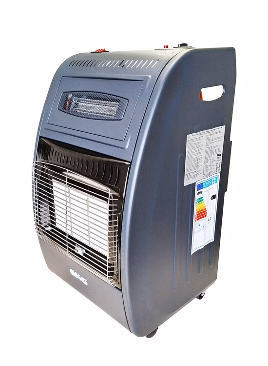 Plynové a elektrické kachle skladacie MAGG 4,2 kW + 1,5 kW s ventilátorom