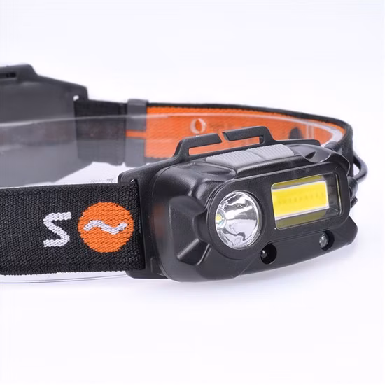 SOLIGHT - LED nabíjecie čelové svietidlo, 3W + COB,150 + 60lm, Li-ion
