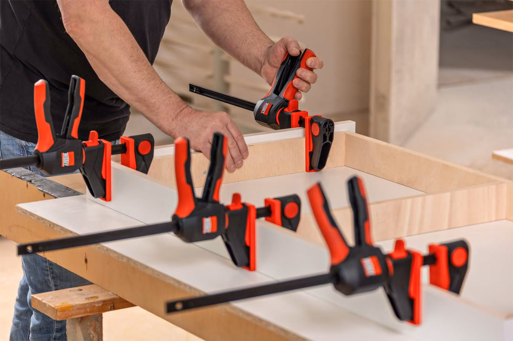 BESSEY - Jednoručná svorka s otočnou rukoväťou EZ360 600/80