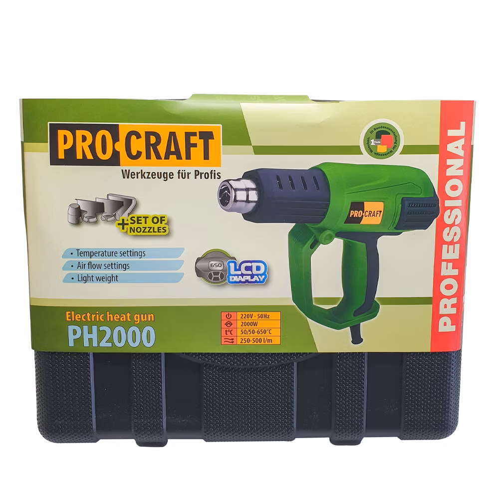 Teplovzdušná pištoľ PROCRAFT PH2000 | PH2000