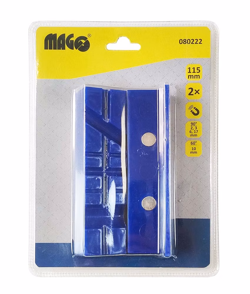 Magnetické čeľuste SOFT s drážkami - 115 mm - 2 ks