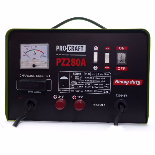 Nabíjačka autobatérií so štartovacím napájaním Procraft PZ280A | PZ280A