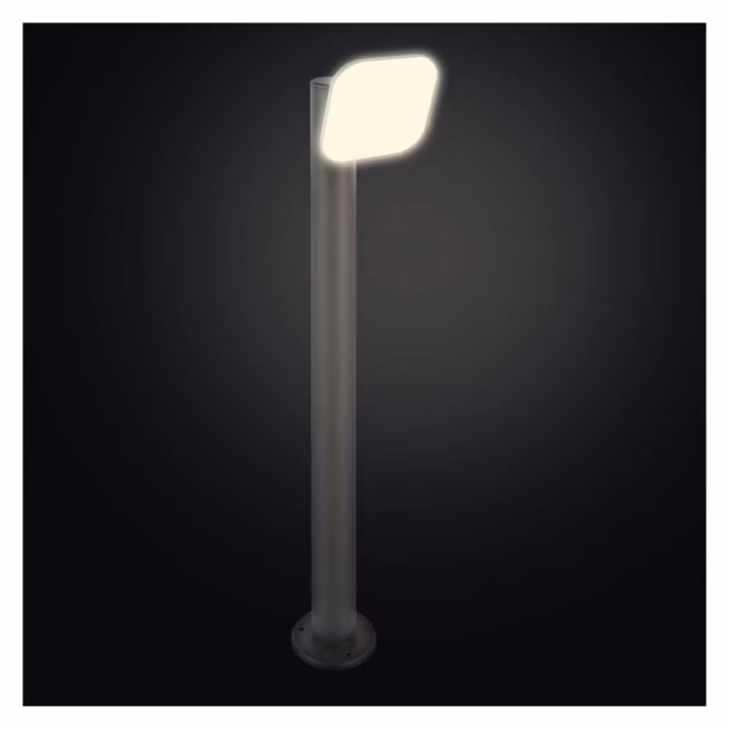 LED záhradné stĺpikové svietidlo NIKA, 16,5 x 12 x 80 cm, 12,5 W, teplá biela