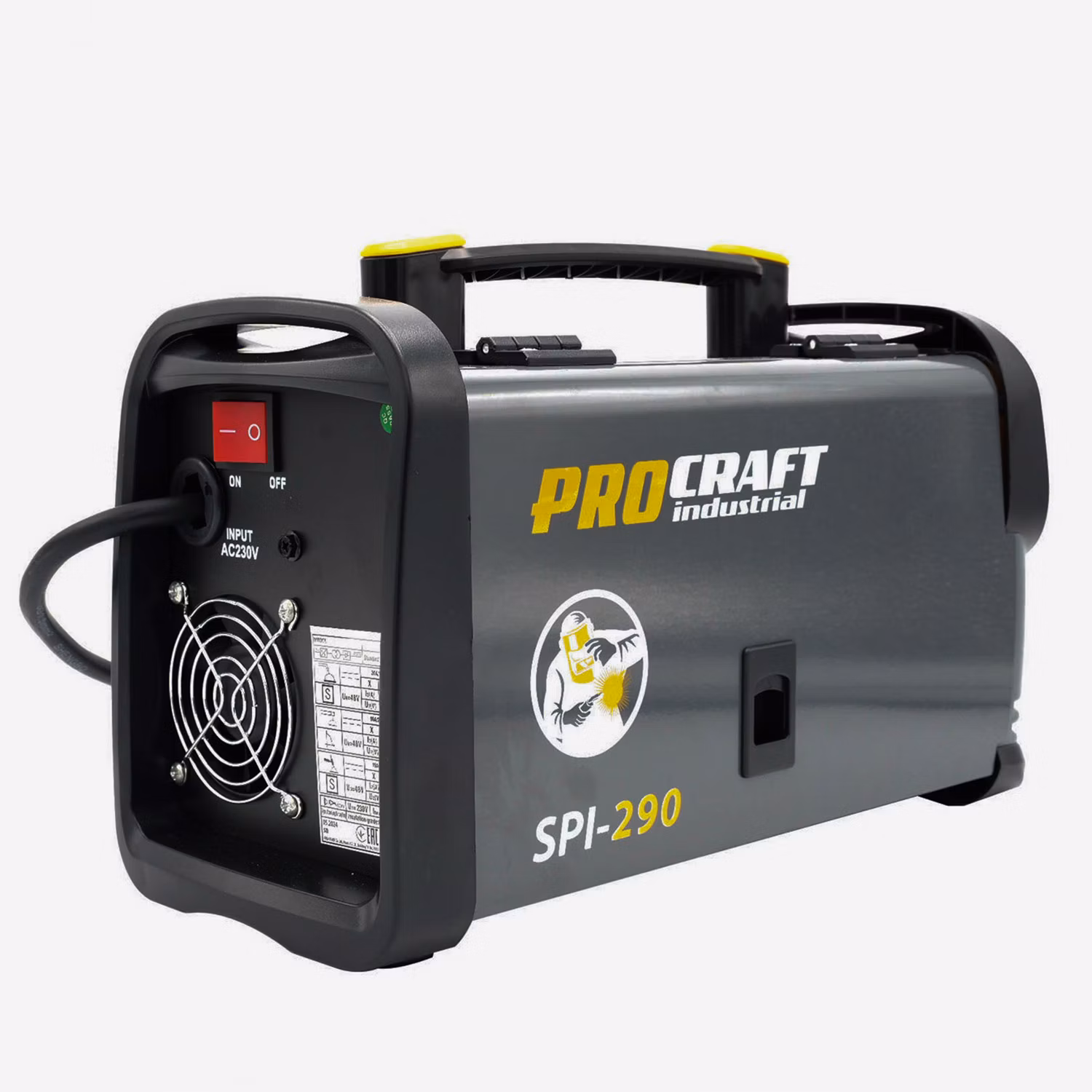 Kombinovaná invertorová zváračka Co Flux – trubičkový drôt, MMA, TIG lift Procraft SPI-290 | SPI-290