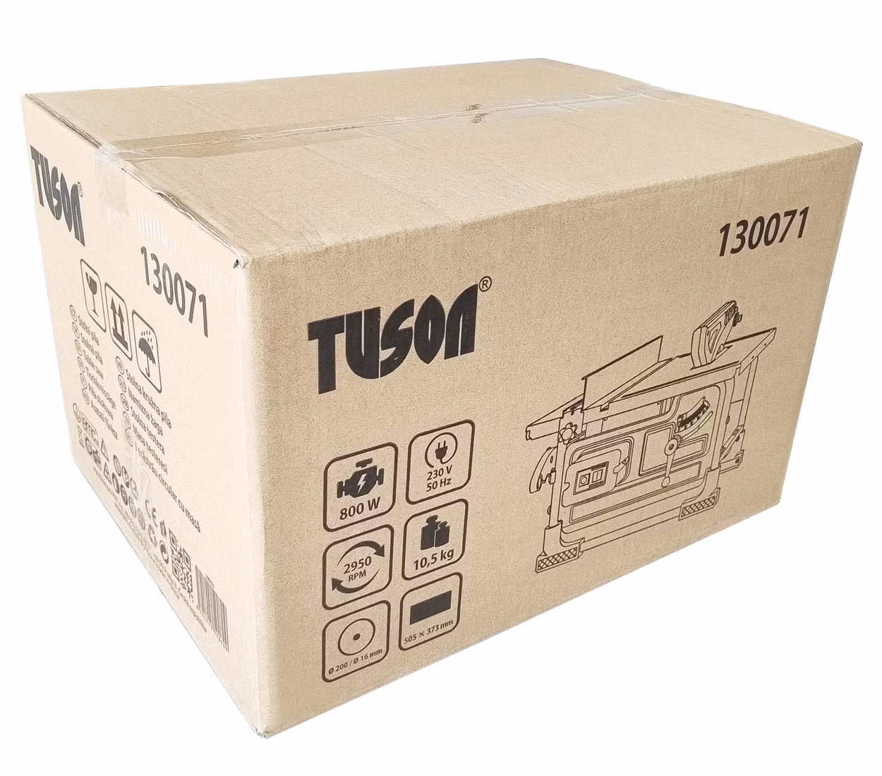 TUSON - stolná píla 200 mm - 800 W