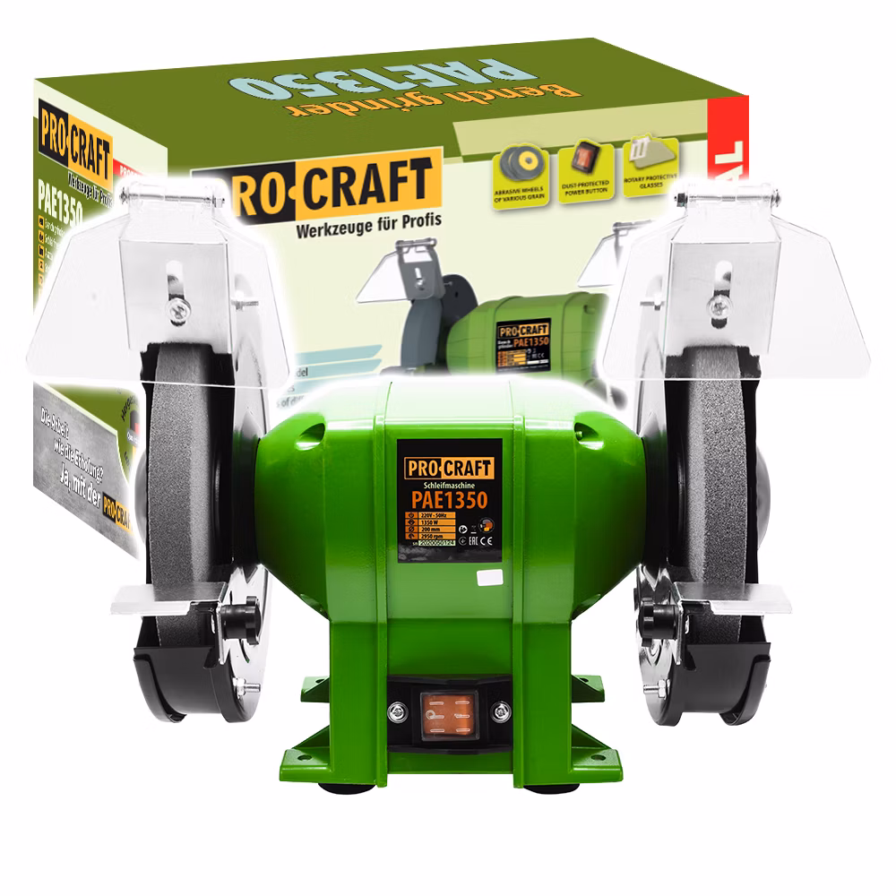 Dvojkotúčová stolová brúska PROCRAFT PAE1350, 170 W | PAE1350