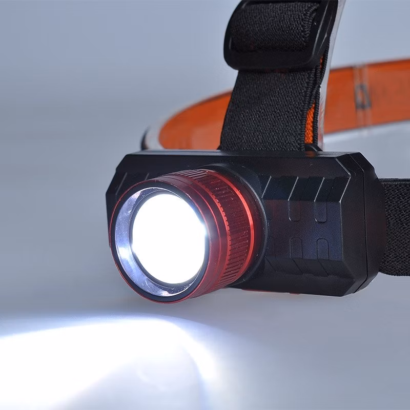 SOLIGHT - LED nabíjecie čelové svietidlo, 3W,150lm, zoom, Li-ion, USB