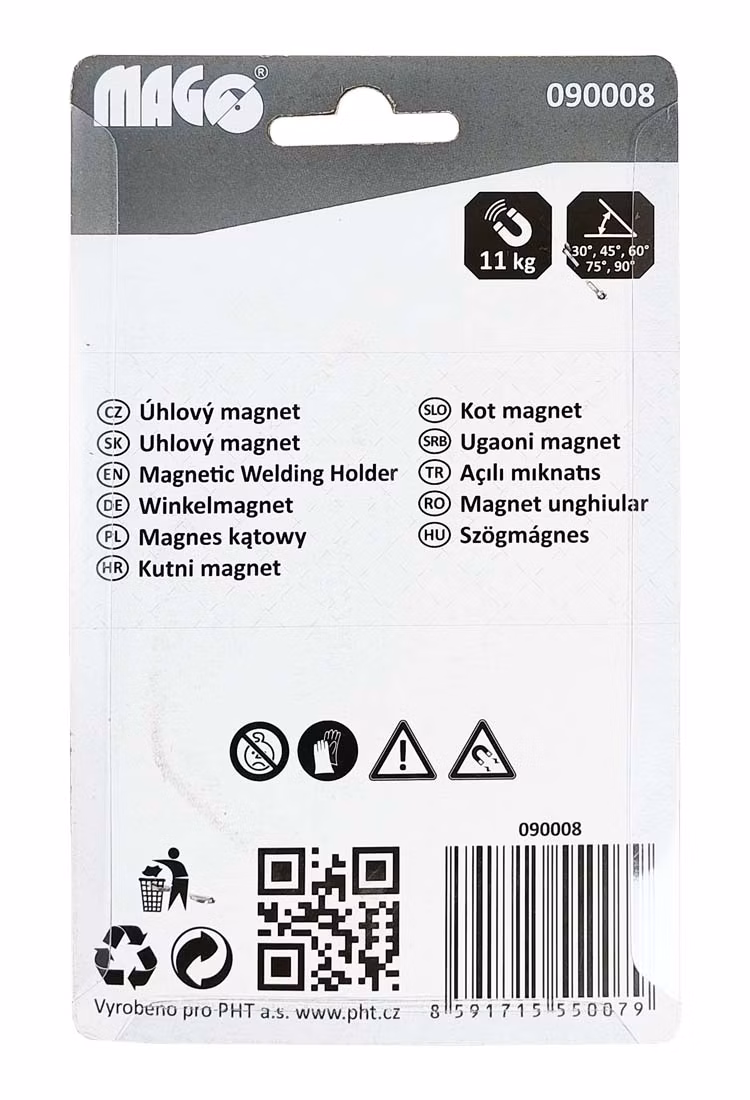 Uhlový magnet - nosnosť 11 kg