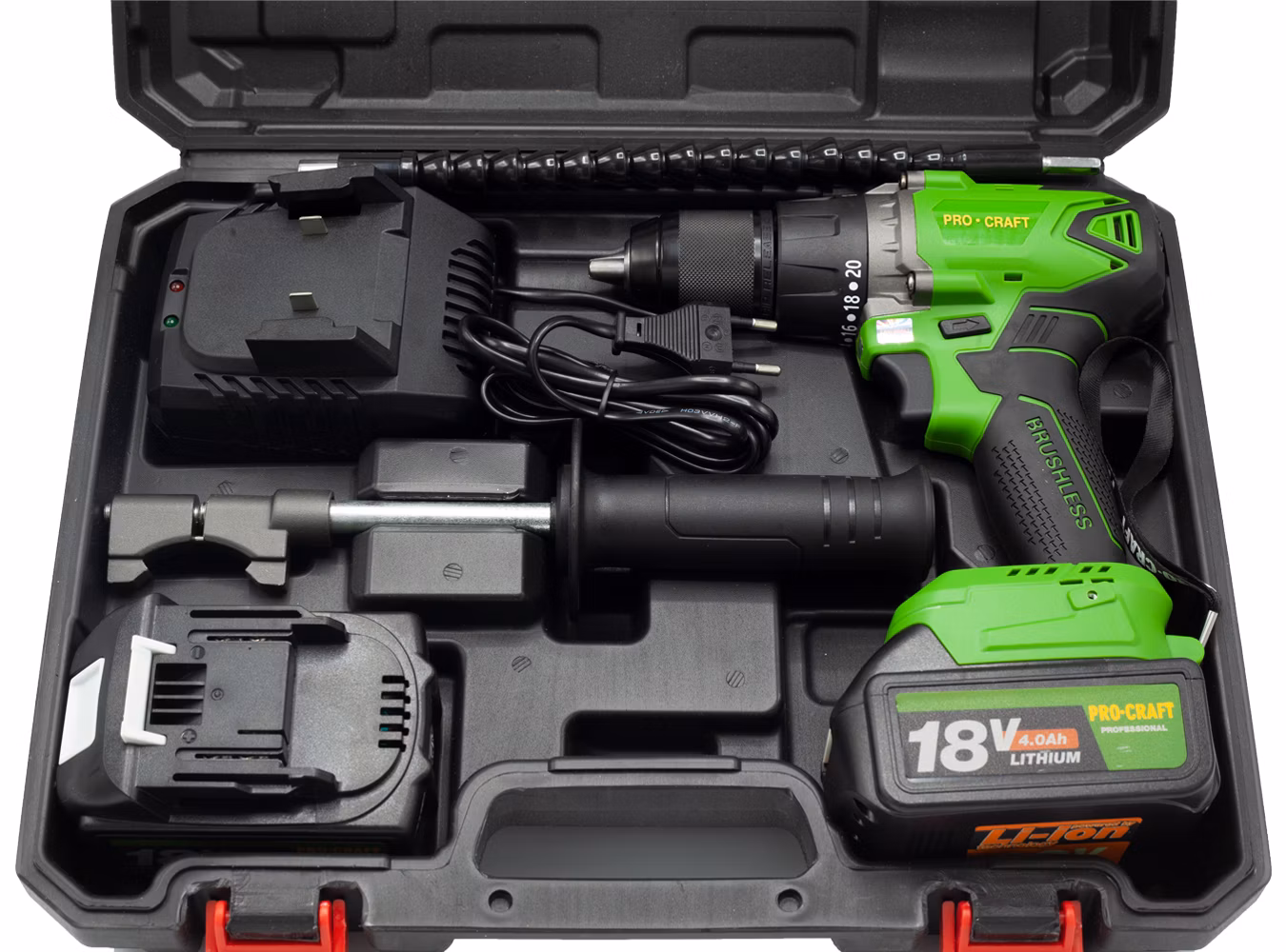 Akumulátorový vŕtací skrutkovač Procraft PA18BL | PA18BL