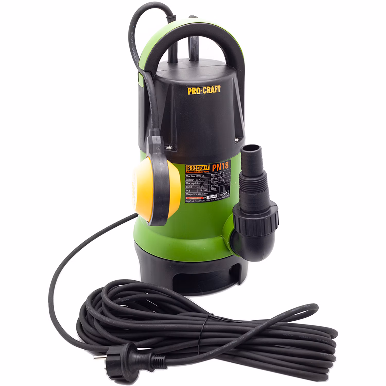 Ponorné čerpadlo do vodnej nádrže Procraft PN18 | PN18