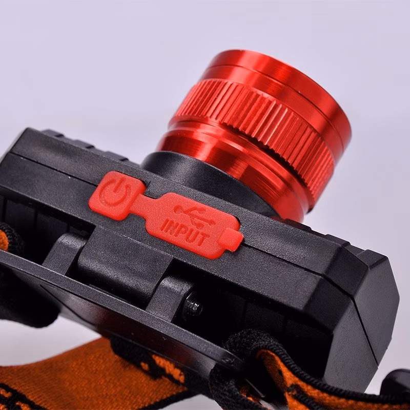 SOLIGHT - LED nabíjecie čelové svietidlo, 3W,150lm, zoom, Li-ion, USB