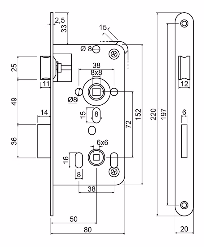 RICHTER Z.301-WC.72/55(80).20.PL