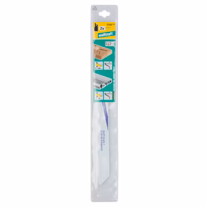 WOLFCRAFT - Pílové listy do chvostovej píly BiM, drevo s klincami, plast, liatinové rúry, 230mm, 2ks