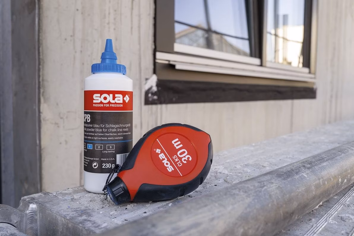 SOLA - CLKS 30 SET R - brnkačka 30m + krieda - červená