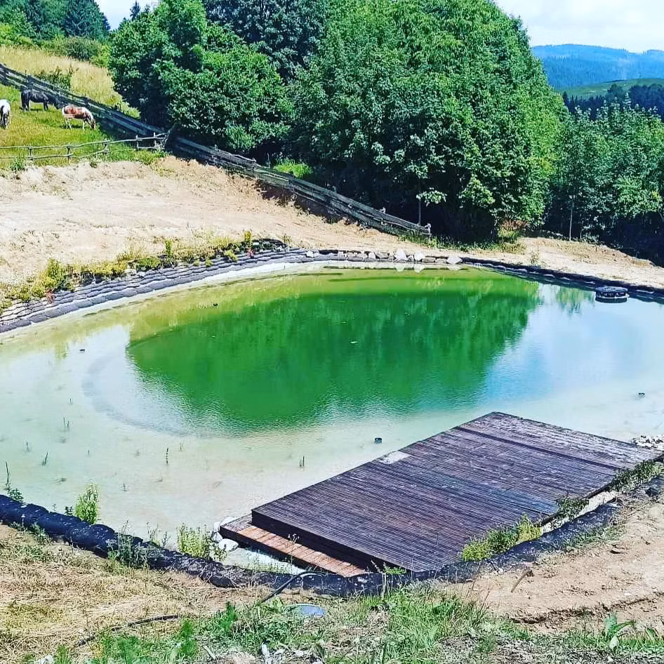 Vodozádržné jazero objemu 1000m3