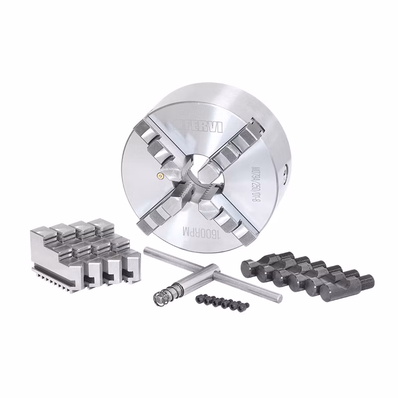 Presné samostrediace štvorčeľusťové skľučovadlo Ø 250 mm Camlock D1-8", 4+4 čeľuste