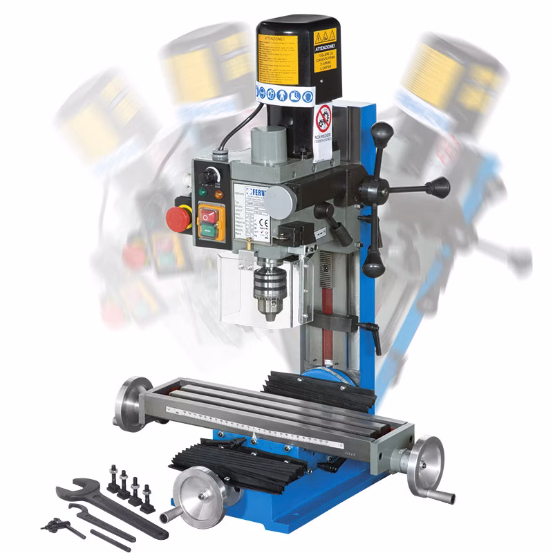 Stolová vŕtačka – frézka s ozubeným prevodom