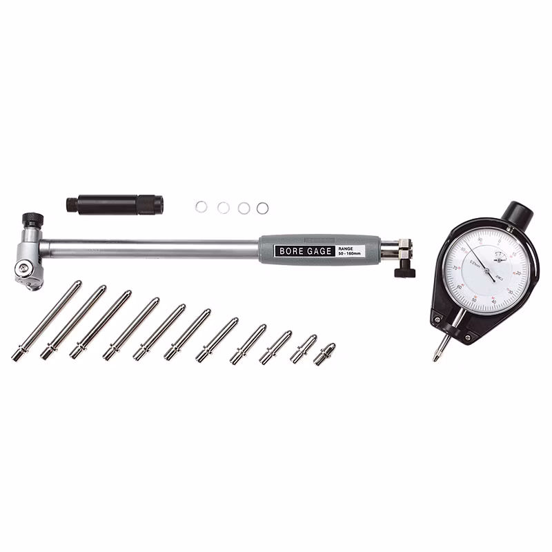 Dutinomer s úchylkomerom 10 – 18 mm, delenie 0,01 mm, hĺbka merania 100 mm