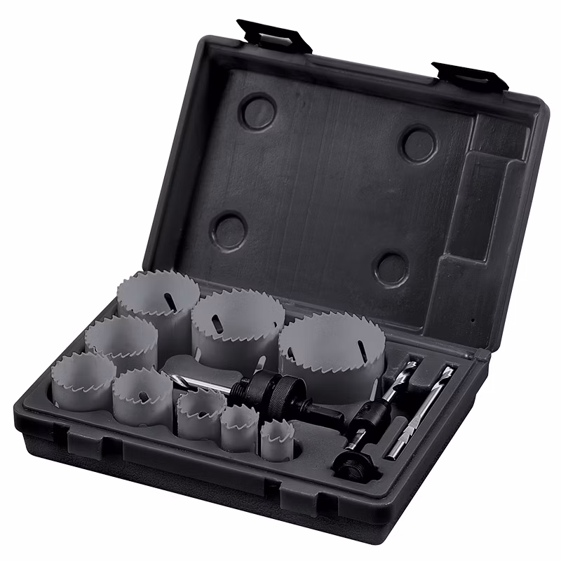 Súprava vykružovacích píl bimetalových HSS-Co M42 Ø 35 – 64 mm, 6 ks, v kufríku