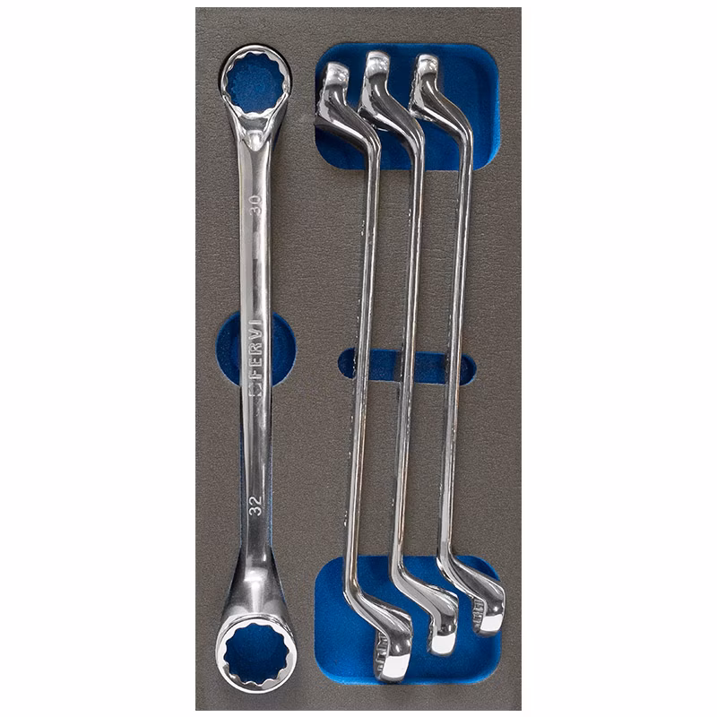 Termoformovaný modul TM01/031 – očkové obojstranné kľúče 21 × 23 – 30 × 32 mm