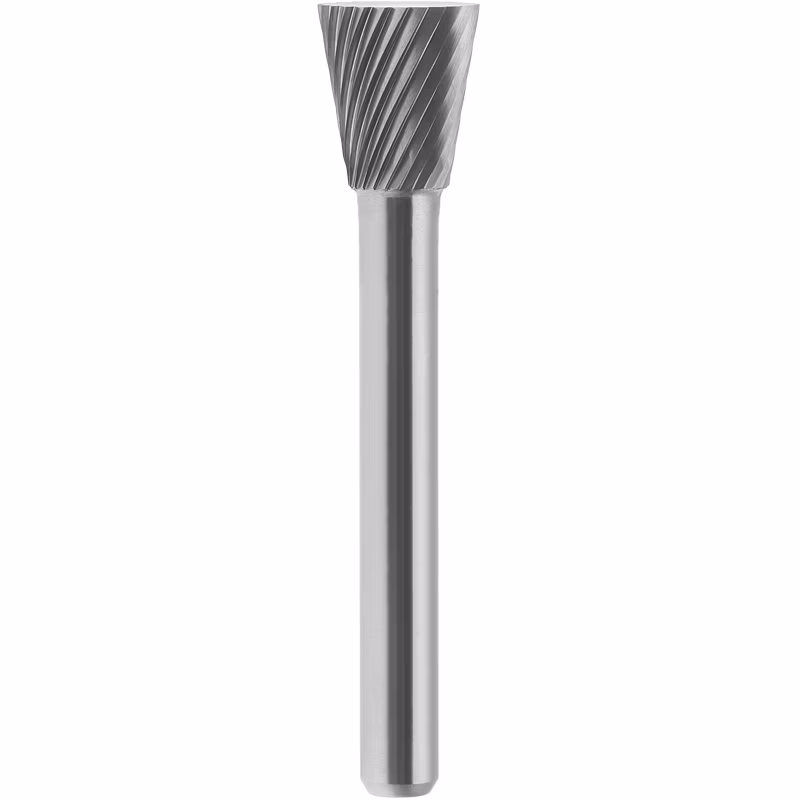 Rotačná fréza z tvrdokovu obrátený kužeľ Ø 16 × 16 mm, stopka 6 mm