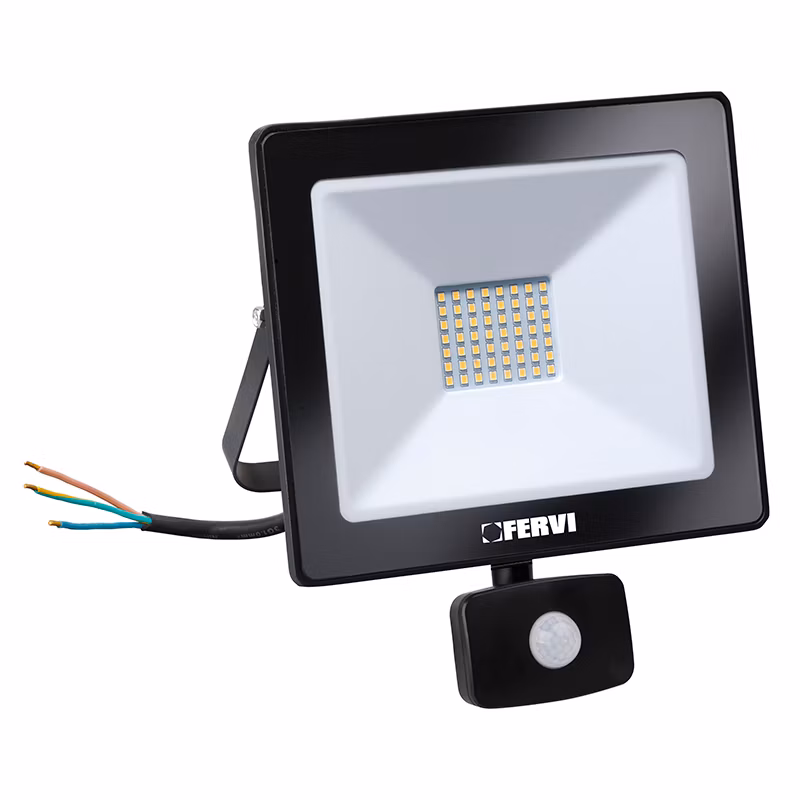 LED reflektor so senzorom pohybu a jasu